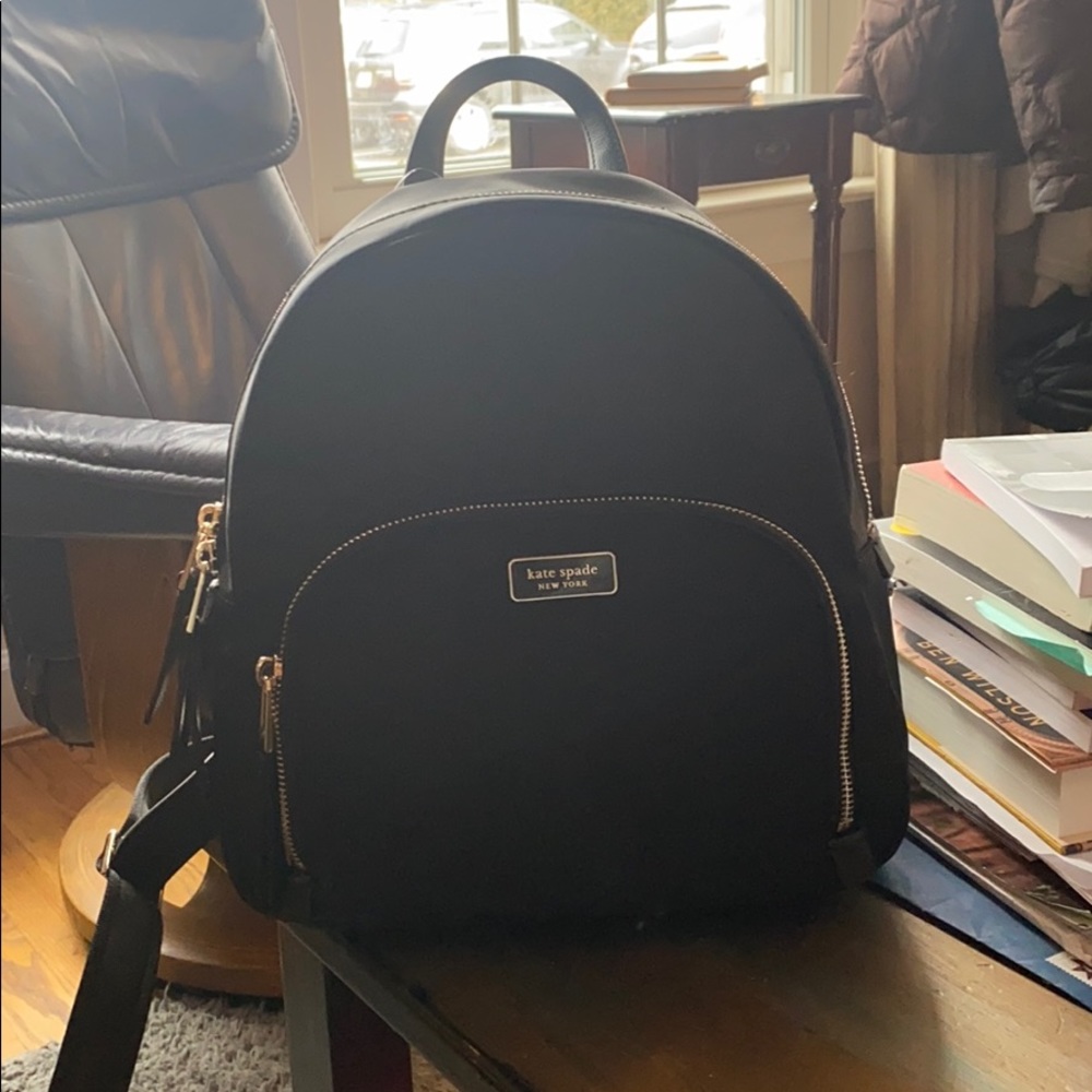 Kate Spade medium dawn black backpack